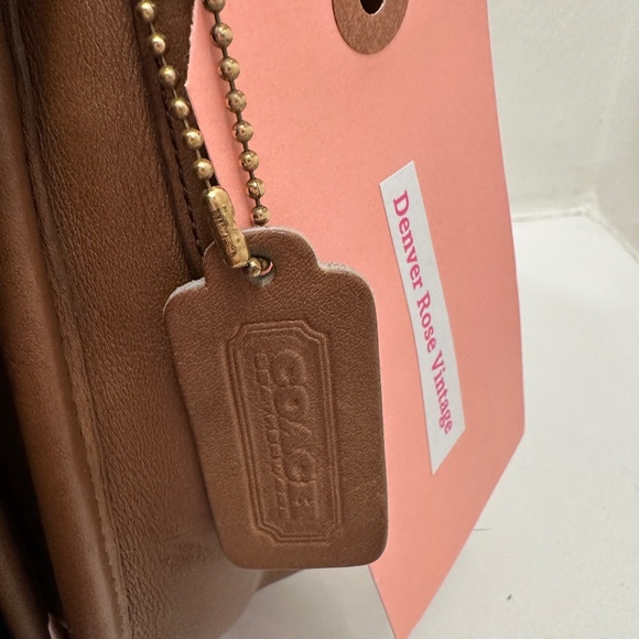 Vintage Coach Brown "Saddle" Bag circa 1970s - Picture 3 of 11